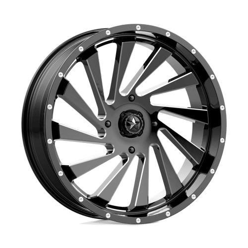 article_298925 M46 BLADE GLOSS BLACK MILLED 7x22 4/156 ET0 CB115,1 60°