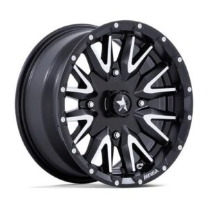 M49 CREED MATTE BLACK MACHINED 7x24 4/156 ET0 CB115,1 60°