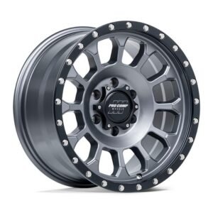 PA34 ROCKWELL MATTE GRAPHITE W/ BLACK LIP 8,5x17 5/127 ET0 CB71,5 60°