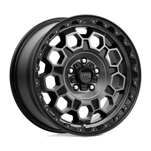 article_299694 KM545 TREK SATIN BLACK W/ GRAY TINT 8x17 5/108 ET38 CB72,6 60°