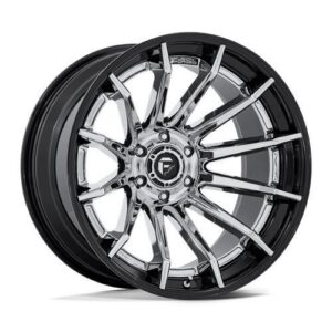 FC403 BURN CHROME W/ GLOSS BLACK LIP 12x24 5/127 ET-44 CB71,5 60°
