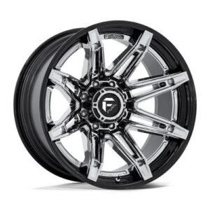 FC401 BRAWL CHROME W/ GLOSS BLACK LIP 12x24 8/165,1 ET-44 CB125,1 60°