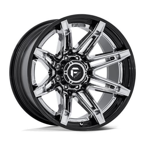FC401 BRAWL CHROME W/ GLOSS BLACK LIP 12x24 8/165,1 ET-44 CB125,1 60°