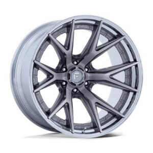 FC402 CATALYST PLATINUM W/ CHROME LIP 10x20 8/180 ET-18 CB124,2 60°
