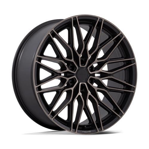 NC278 CALABRIA 6 MATTE BLACK MACHINED DARK TINT 10x24 6/139,7 ET20 CB106,1 60°
