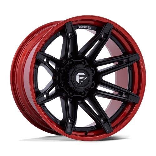 FC401 BRAWL MATTE BLACK W/ CANDY RED LIP 12x24 8/170 ET-44 CB125,1 60°