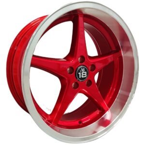 JB 18 Candyred 8,5x18 5/108 ET6 CB65,1 60°