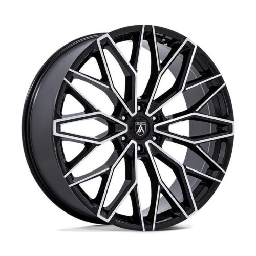 AB050 MOGUL 6 GLOSS BLACK W/ MACHINED FACE 10x26 6/139,7 ET30 CB106,1 60°