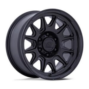 PA200 PULSE MATTE BLACK 8,5x17 5/127 ET0 CB71,5 60°