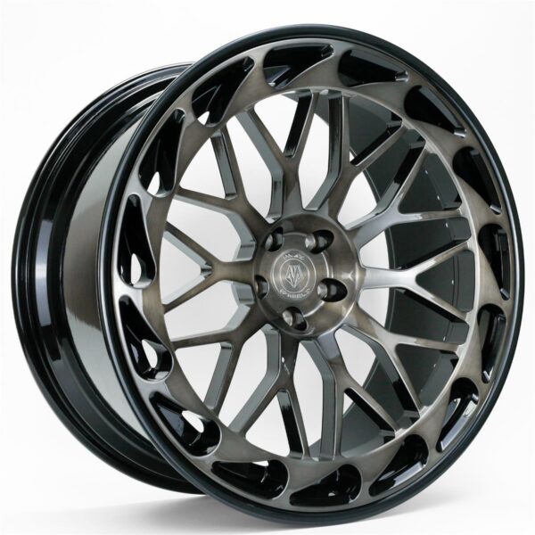 Imaz Luxury Forged LF 6. 2PC Darkt Tint Brushed 11x23 5/112 ET18