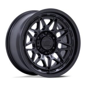 PA202 BASECAMP MATTE BLACK 8,5x17 6/135 ET0 CB87,1 60°