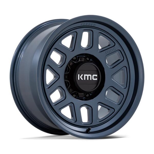 KM451 MESA FORGED MONOBLOCK METALLIC BLUE 9x18 8/170 ET-12 CB125,1 60°