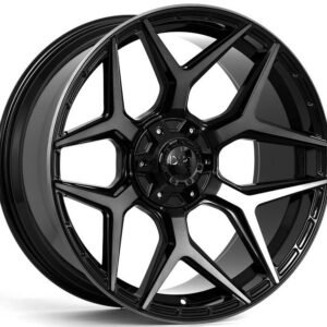 D44 Flatblack tinted face 9,5x22 6/135/139,7 ET15 CB106,1 60°