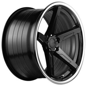 ABS F55 BLACK / SS LIP 9x22 5/120 ET35 CB74,1