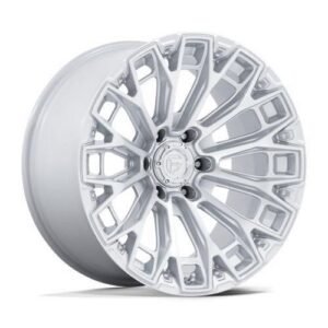 FC882 TRAX GLOSS SILVER W/ MACHINED FACE 10x20 8/180 ET-18 CB124,2 60°