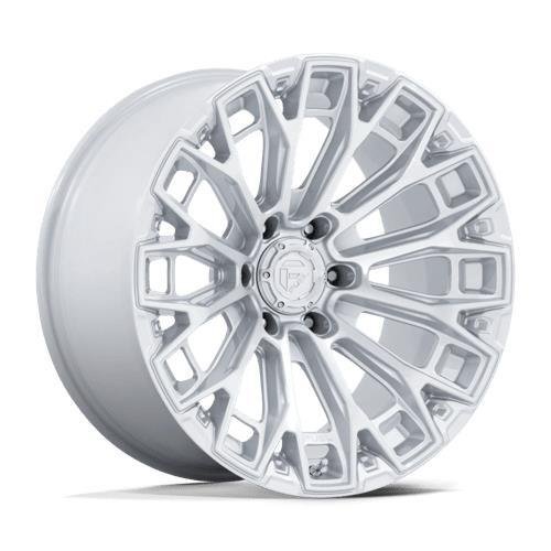 FC882 TRAX GLOSS SILVER W/ MACHINED FACE 10x20 8/180 ET-18 CB124,2 60°