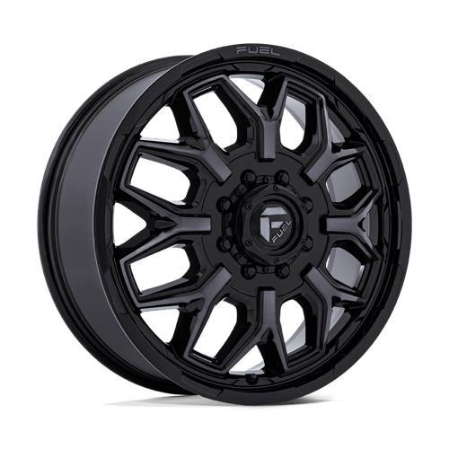 FLUX DUALLY GLOSS BLACK BRUSH-FC GRAY TINT 8,25x22 8/165,1 ET-201 CB117,0 60°