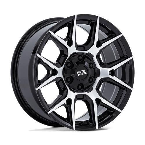 MO813 MASON GLOSS BLACK W/ MACHINED FACE 9x20 6/135/139,7 ET10 CB95,1 60°