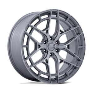 NC284 ADRIA PLATINUM W/ BRUSHED FACE 10x24 6/135 ET30 CB87,1 60°