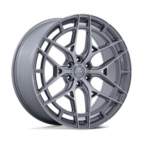 NC284 ADRIA PLATINUM W/ BRUSHED FACE 10x24 6/135 ET30 CB87,1 60°