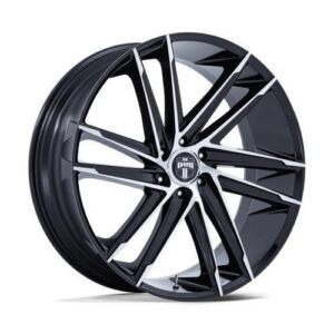 DC275 BLAZE GLOSS BLACK W/ MACHINED FACE 10x26 6/135 ET30 CB87,1 60°