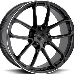 R-SERIES R14 Black Pol 10x22 5/112 ET20 CB66,6 Kulkona R14