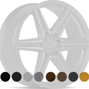 VOSSEN HF6.2 Brush Matt Black 10x24 6/139,7 ET25 CB106,1 60°