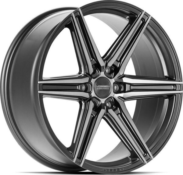 article_335518 VOSSEN HF6.2 Tinted Matt Gun Metal 10x24 6/139,7 ET25 CB106,1 60°