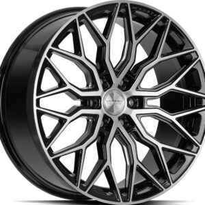 VOSSEN HF6.3 Brush Gloss Black 10x24 6/135 ET25 CB87,1 60°