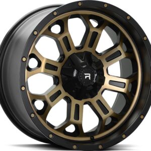 R-SERIES R12 Pol Bronze-Black 9,5x20 6/139,7 ET15 CB106,1 60°