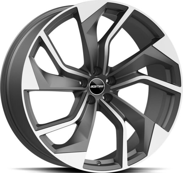 GMP Rebel Matt Anthracite Diam 11,5x22 5/130 ET66 CB71,6 Kulkona R14