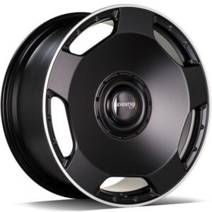 MF.6 Matt Black Machined Lip 10x23 5/130 ET25 CB84,1 60°