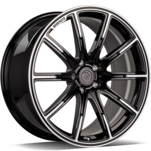 MF.11 Black Front Polished 10x23 5/130 ET30 CB84,1 60°