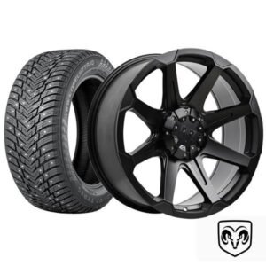 273529 DIRT A.T D05 Flatblack + NOKIAN NORDMAN 275/60R20 WOWTO 9x20 6/139,7 ET20 CB78,1