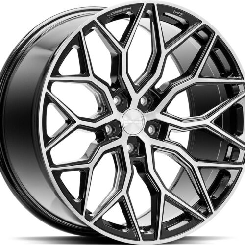 VOSSEN HF2 Brush Gloss Black 10x24 5/130 ET15 CB84,1 60°