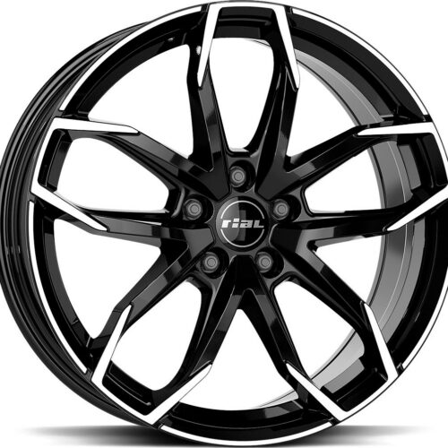 RIAL Lucca Diam Black Pol 6,5x16 4/100 ET46 CB54,1 60°