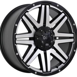 D68 Flatblack machined face 9x20 6/114,3 ET25 CB66,1 60°