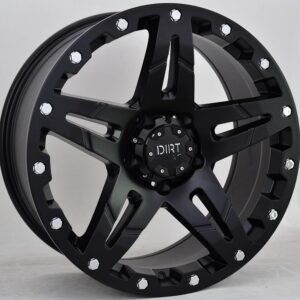 D66 Flatblack. 9x18 6/139,7 ET25 CB106,1 60°