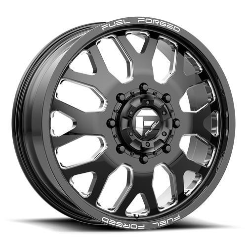 DE19 FF19D GLOSS BLACK MILLED 8,25x24 10/225 ET-200 CB170.1 60°