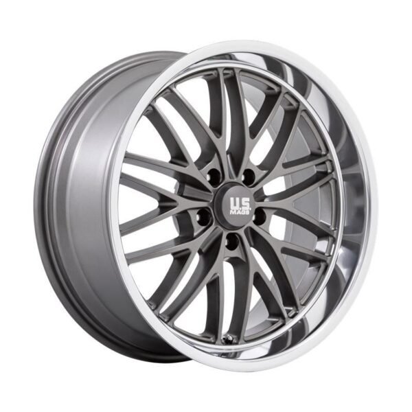 U139 SANTA CRUZ ANTHRACITE W/ DIAMOND CUT LIP 9x22 5/127 ET15 CB78.1 60°