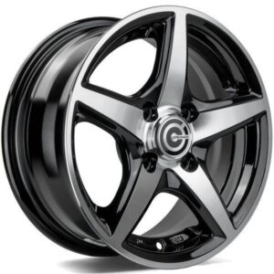 Crow Black Front Polished 5,5x13 4/100/98 ET30 CB67.1 60°