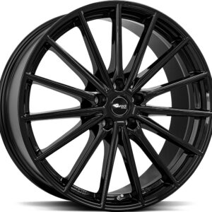 BROCK B43 Shiny Black 11x21 5/130 ET58 CB71.5 Kulkona R14