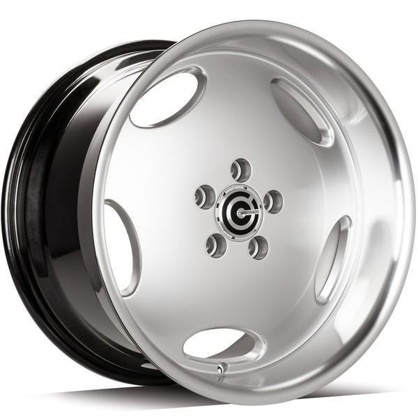 Vintage Diamond Hyper Silver Lip Polished 9,5x18 5/112 ET35 CB66.6 60°