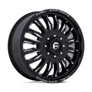 D868 ARC DUALLY GLOSS BLACK MILLED 8,25x22 8/165,1 ET-201 CB117.0 60°