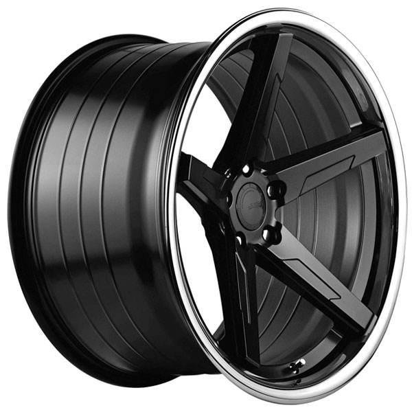 ABS F55 BLACK / SS LIP 9x22 5/114,3 ET35 CB74.1