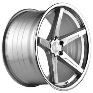 ABS F55 SILVER / SS LIP 11x20 5/118 ET28 CB74.1