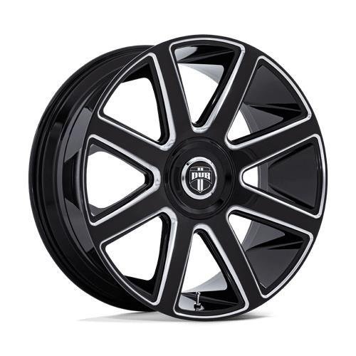 DC273 PULL GLOSS BLACK MILLED 9x24 5/115/120 ET38 CB74.1 60°