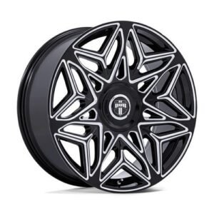 DC274 ANOMALY GLOSS BLACK MILLED 9x24 5/115/120 ET15 CB74.1 60°