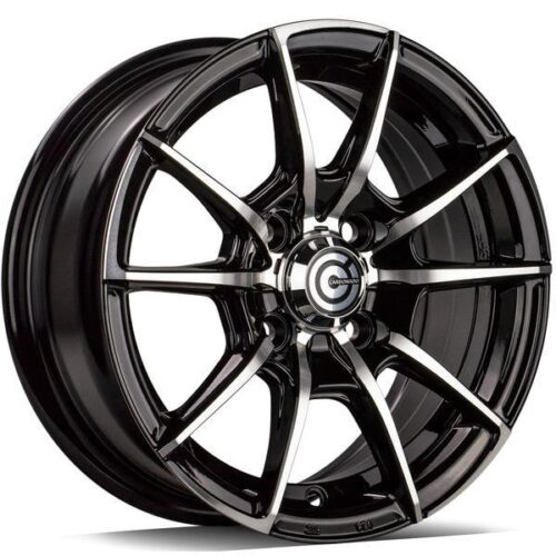 Scooter Black Front Polished 5,5x13 4/100/98 ET30 CB67.1 60°