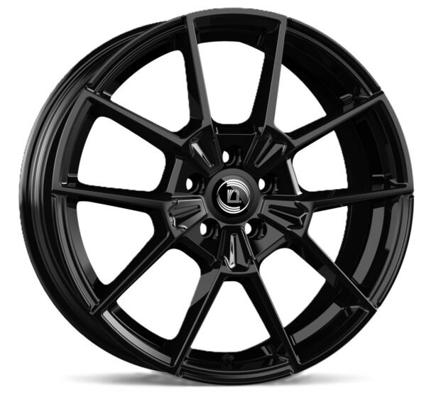 Neve glossy Black 7x16 5/108 ET44 CB65,1 Flat